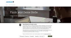 Desktop Screenshot of jobtweet.de